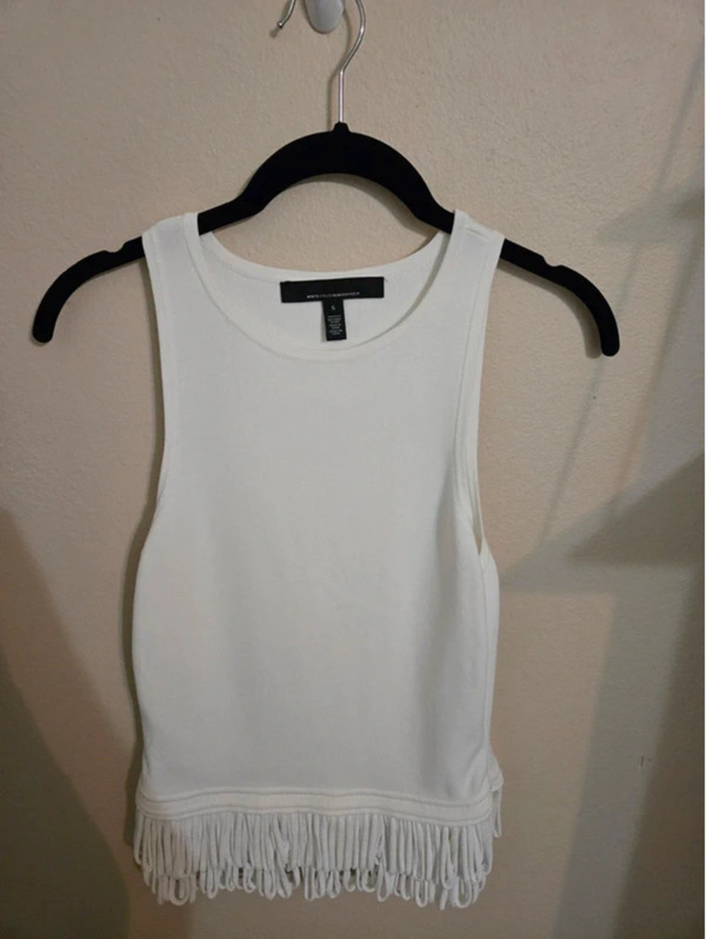 White House Black Market Fringe Tank Top
